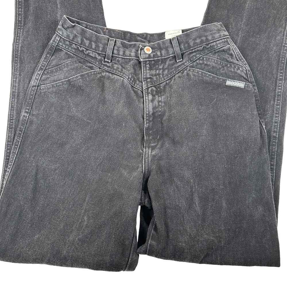 Rocky Mountain Black Denim Jeans western high rise 90s cowgirl‎ punchy bareback